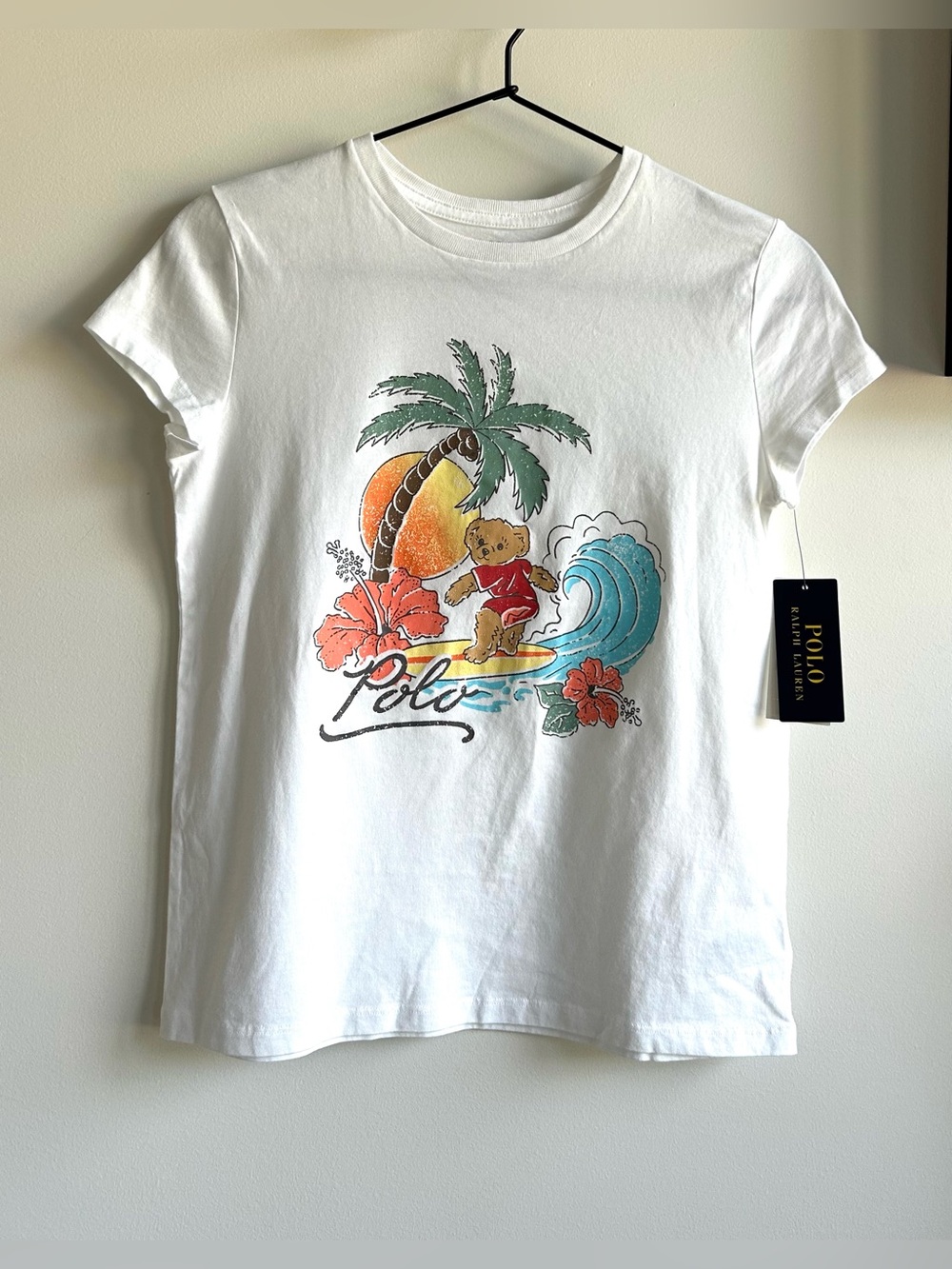 Polo Ralph Lauren Short Sleeve Tee Girls Large 12-14 Yrs NWT